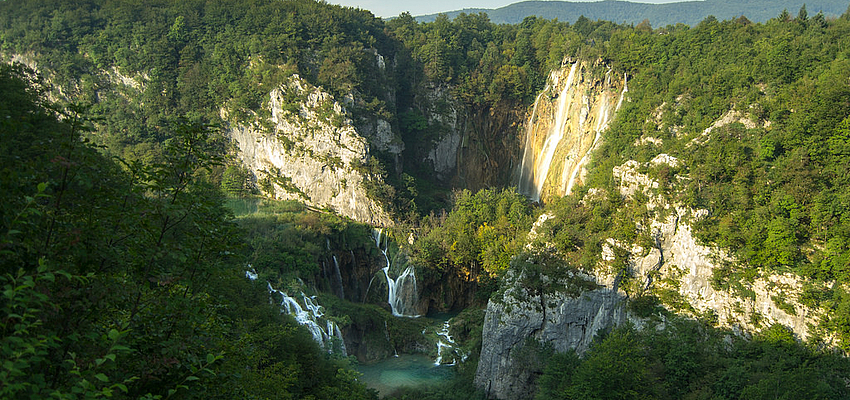 Une des nombreuses chutes d'eau de Croatie