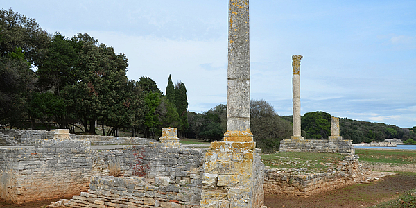 Restos romanos en Brijuni