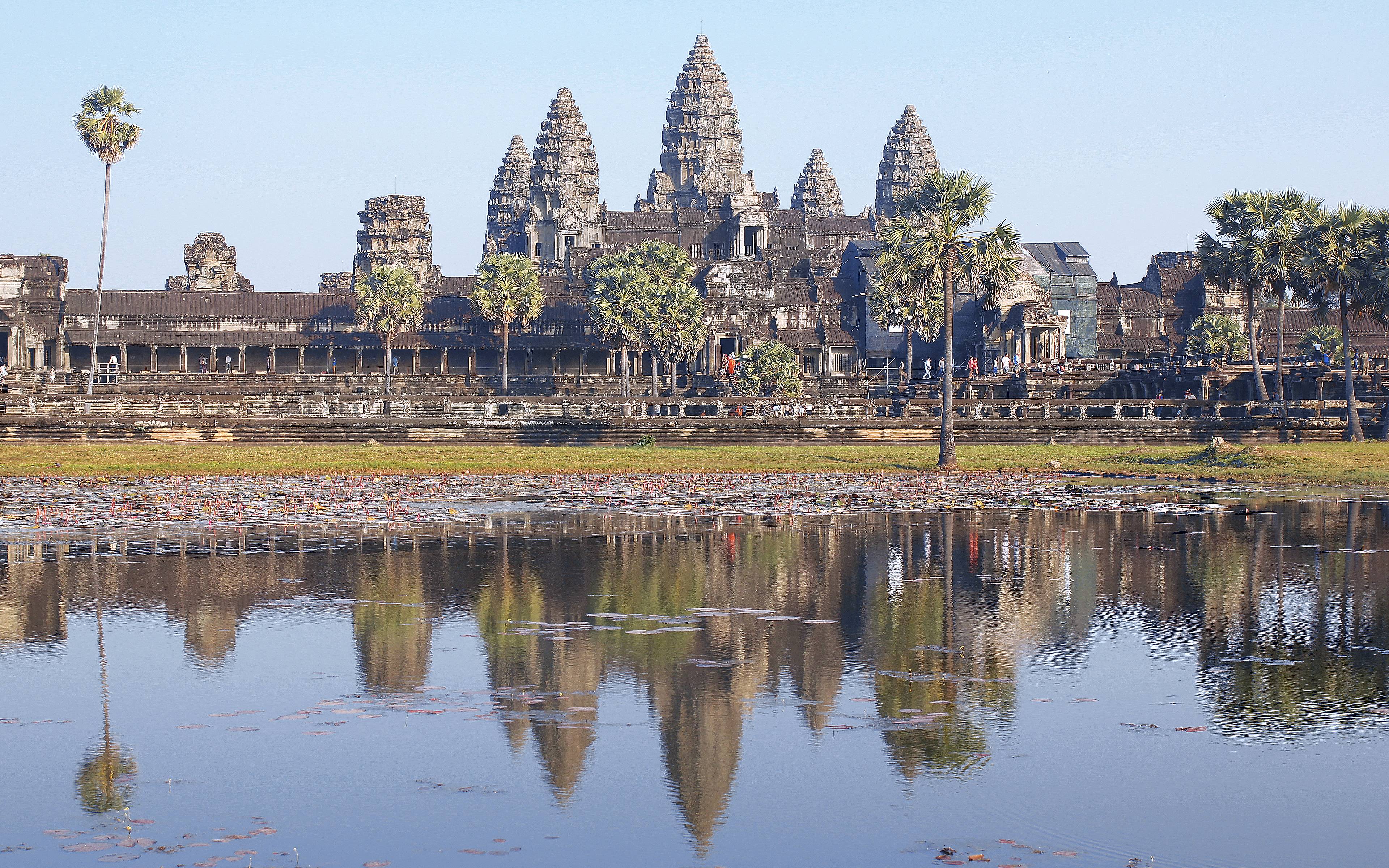 Rencontre locale et visite du temple Angkor Wat