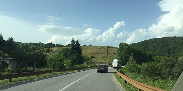 Les routes entre la Serbie et la Bosnie-Herzégovine