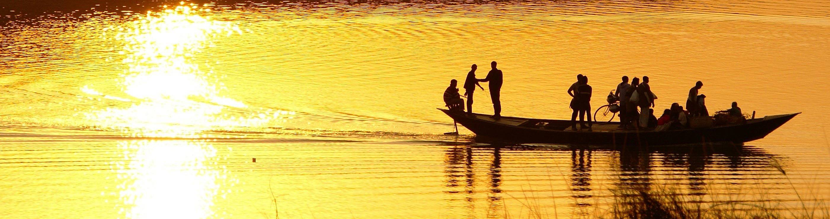 Pêcheurs de la rivière Podda, Bangladesh