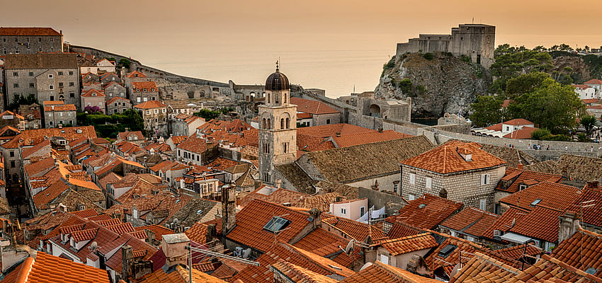 Vista de los tejados de Dubrovnik