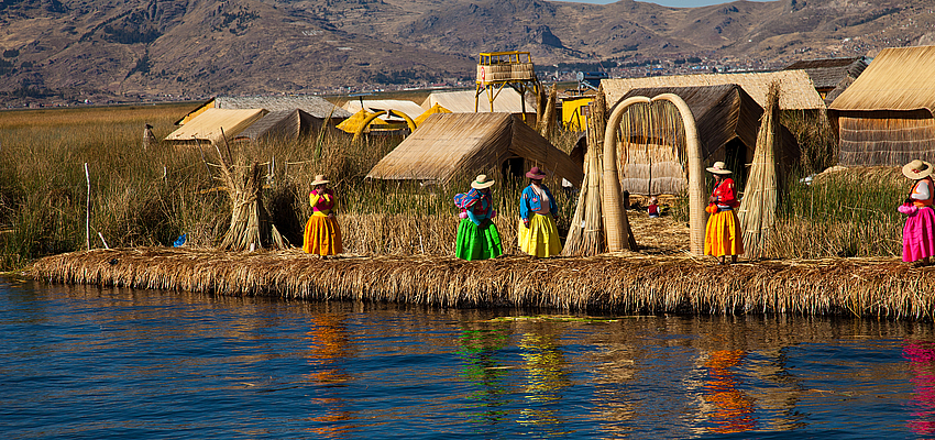 Lago Titicaca, Isole di Uros, Perù