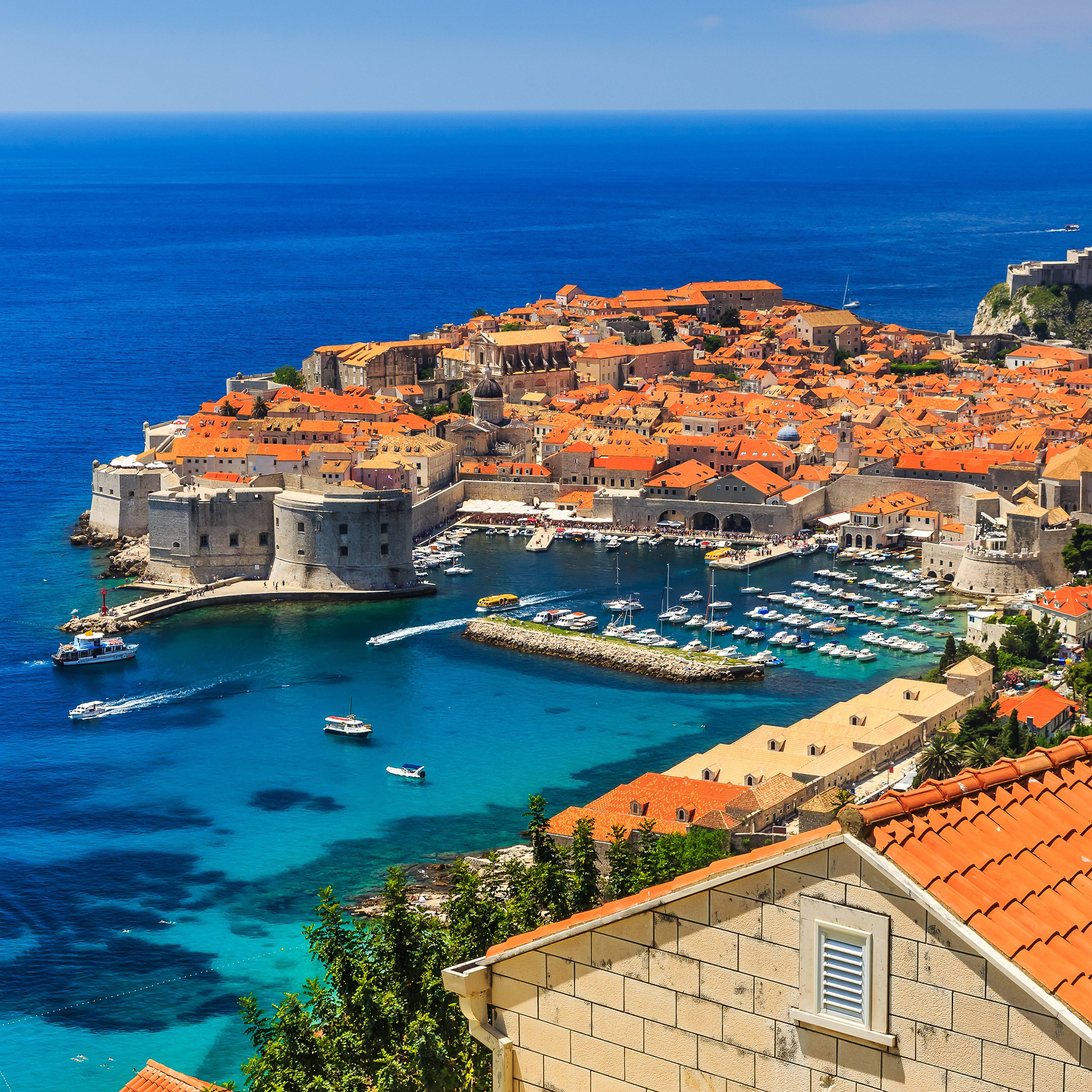 La ville de Dubrovnik en Croatie