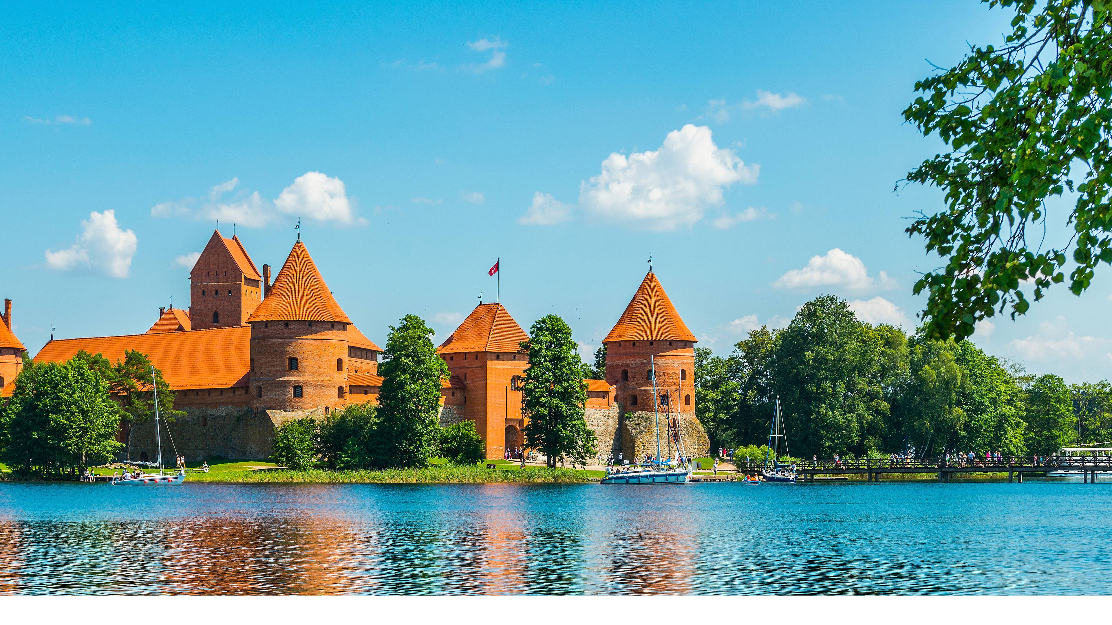 Le château de Trakai en Lituanie