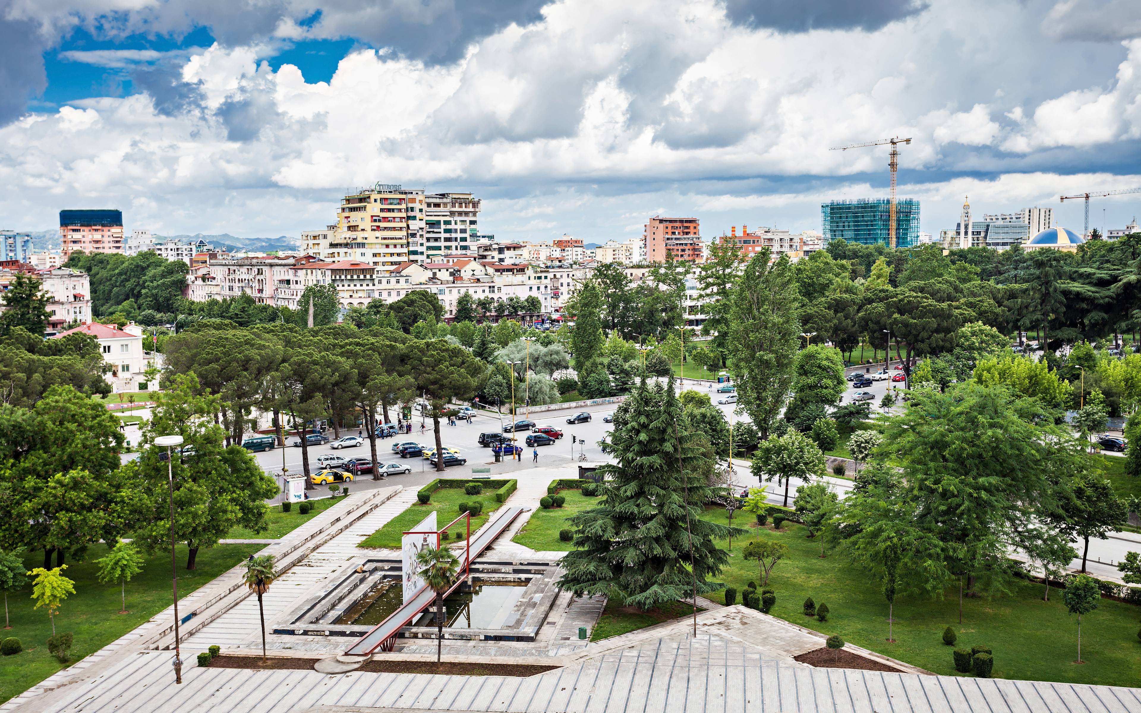 Ankunft in Tirana