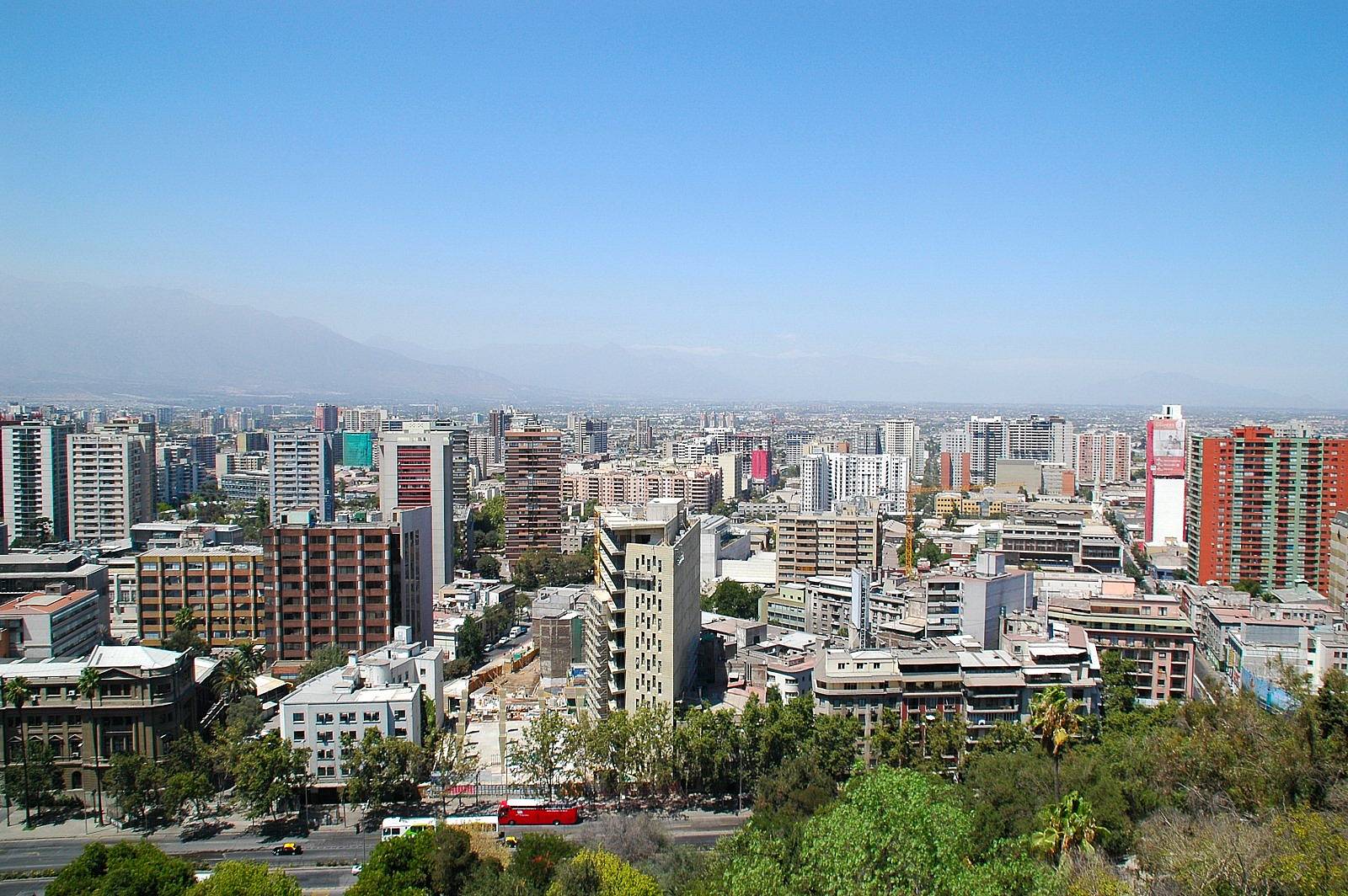 Ankunft in Santiago de Chile
