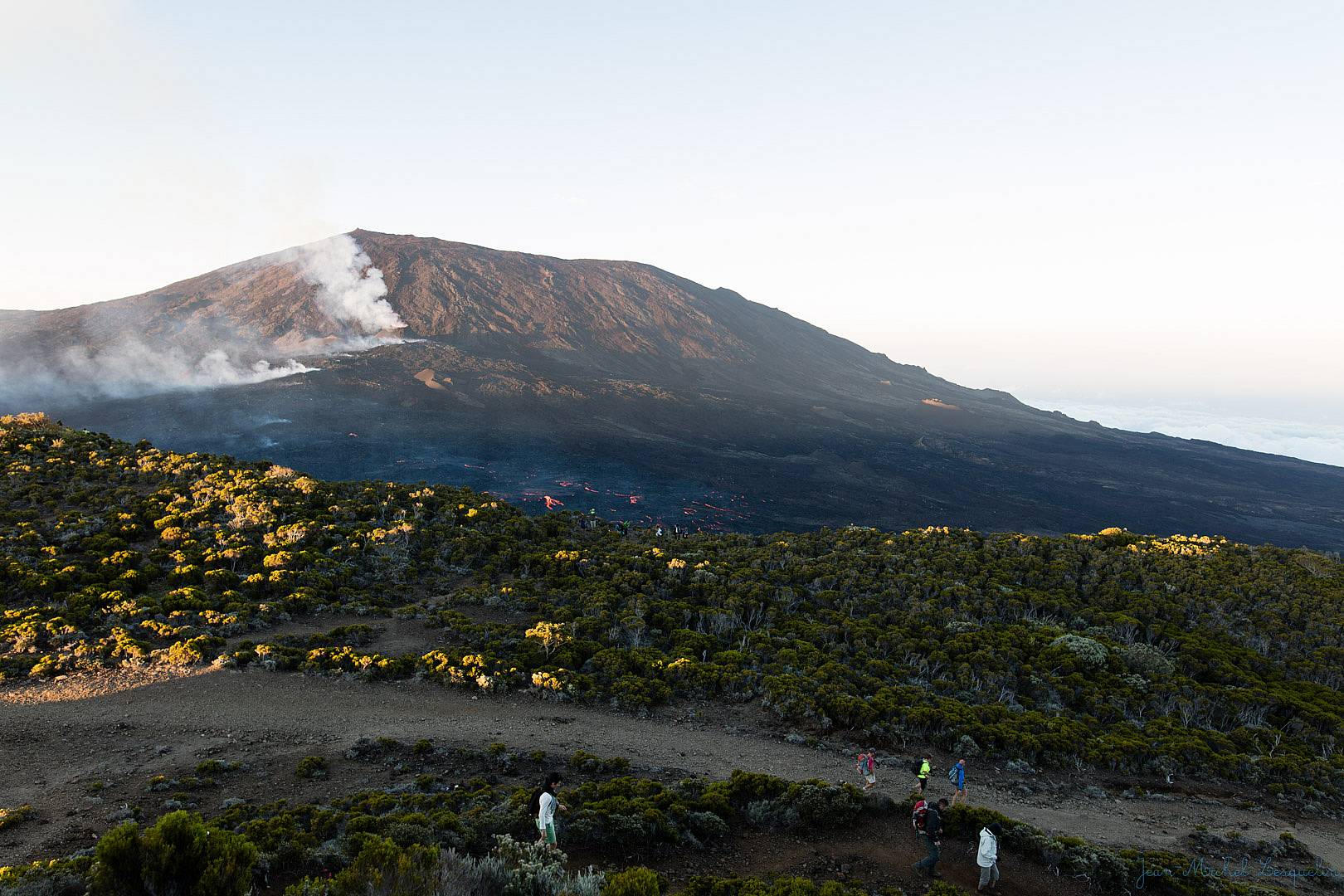 Aufstieg zum Piton de la Fournaise - Gite du Volcan