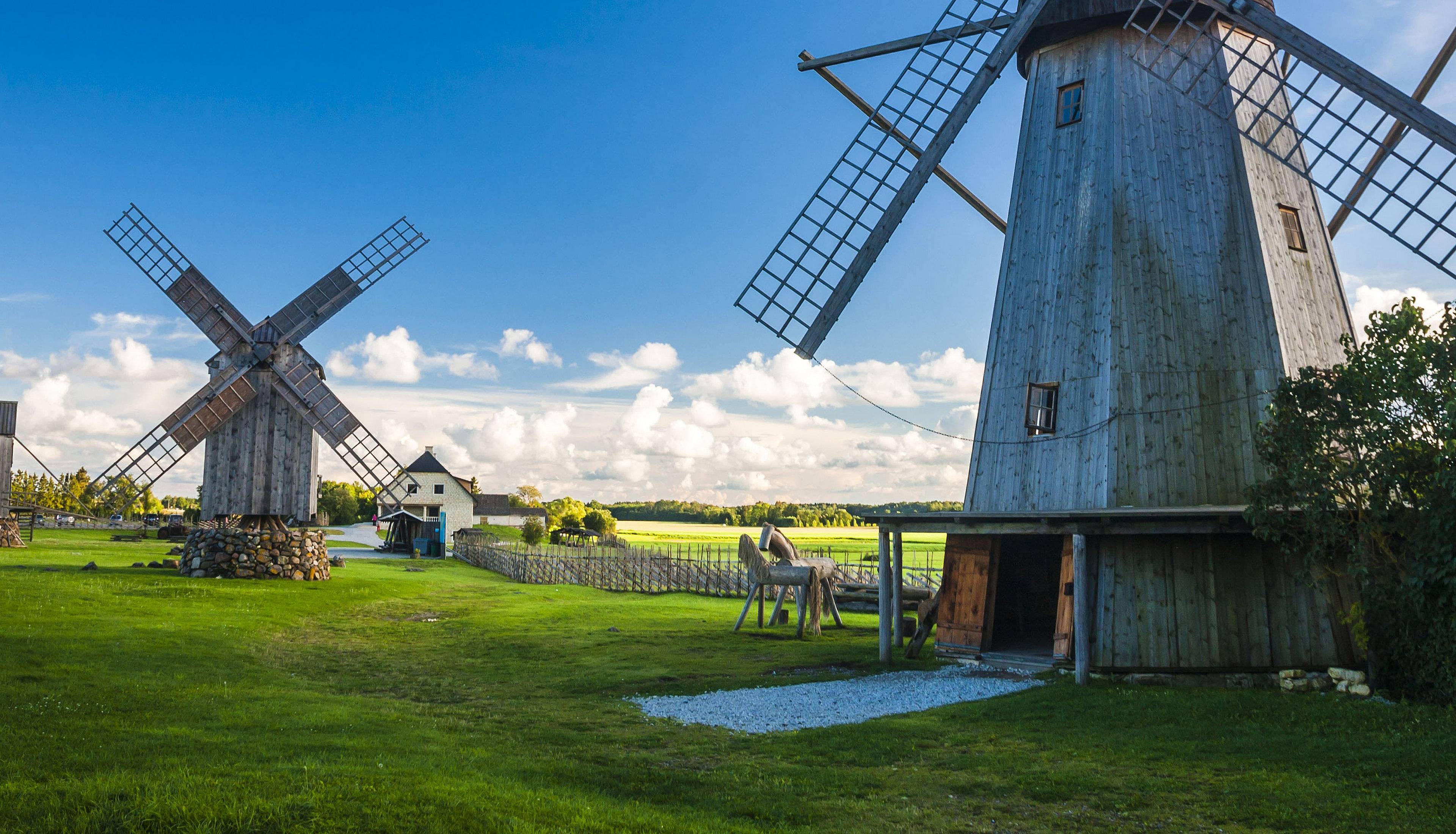 Les moulins d'Angla, Estonie