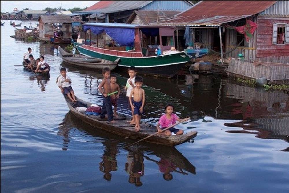 Demi-journée en bateau sur le lac Tonle Sap